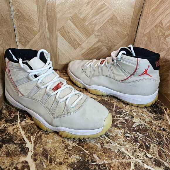 Jordan 11 Retro Platinum Tint Men\'s White basketball Shoes Size 11.   761 main image 12